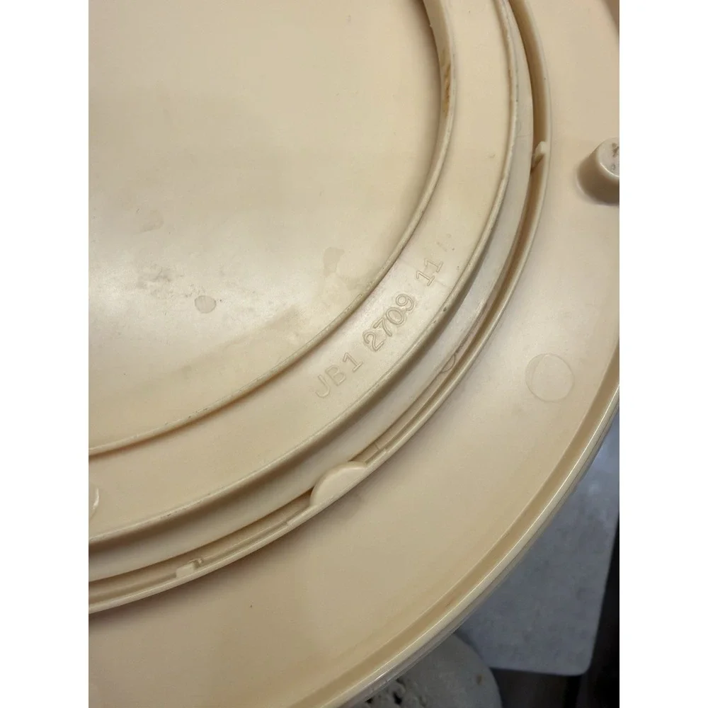 Vtg‎ Rubbermaid Lazy Susan 2 Tier Round Turntable 70s Spice Yellow Gold 2709